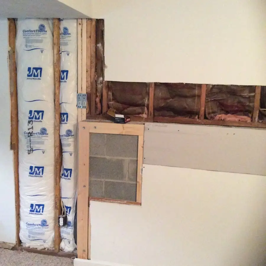 Wall insulation replacement during Odor Removal & Deodorization in Miramar Beach